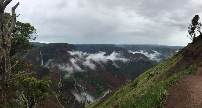 Кауаи. Остров, укрытый облаками.