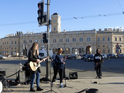 Уличные музыканты