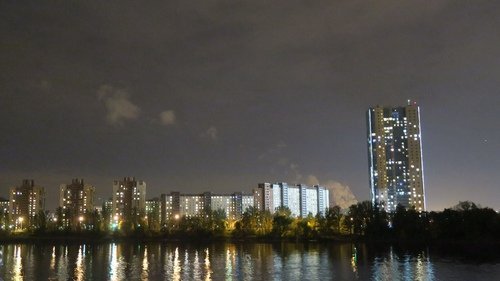отражение в вечерней неве