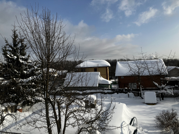 Зима снежная