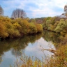золотая осень ,река Протва