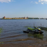 Пейзаж с лодками