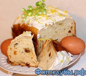 Яблочный кулич